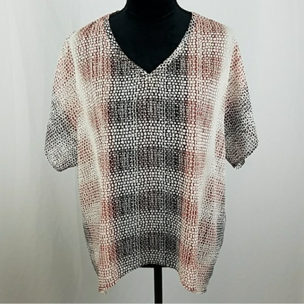 Cabi #240 Ombre Blouse XXSmall